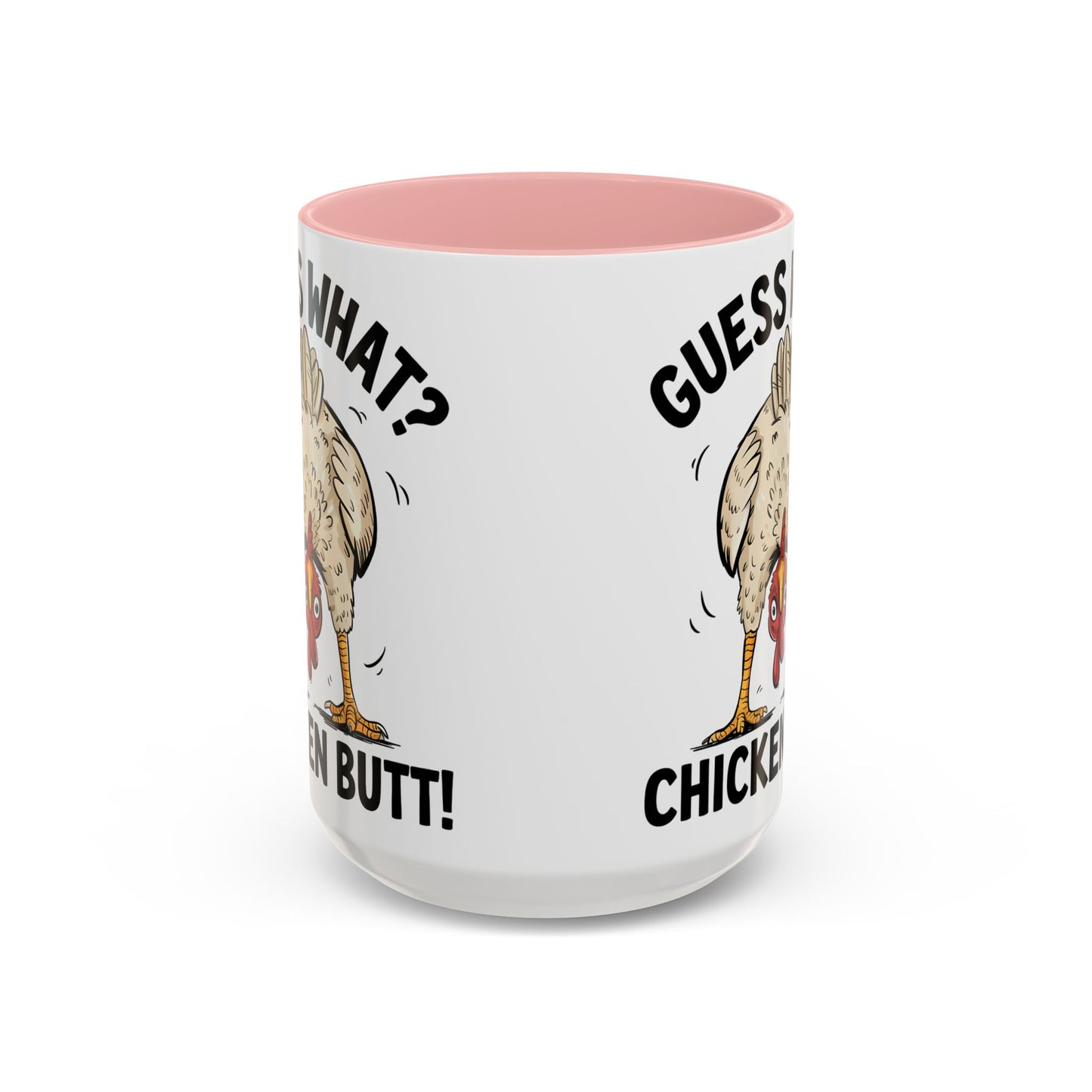 Funny Chicken Mug, Guess What? Chicken Butt! Coffee Mug, Farm Humor Mug, Rooster Joke Cup, Gift for Chicken Lovers, Gag Gift Mug