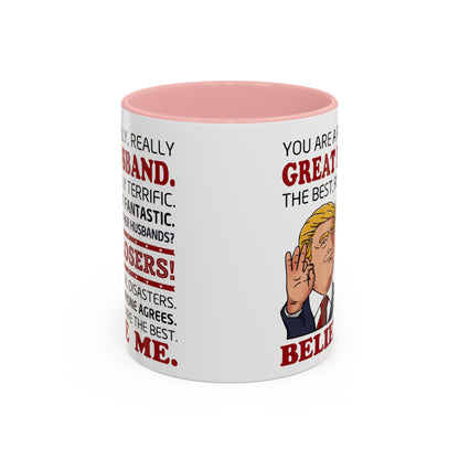 Funny Great Husband Mug | Ceramic Coffee Cup Design | Humorous Gift for Husband, Anniversary, Birthday, Valentines Day