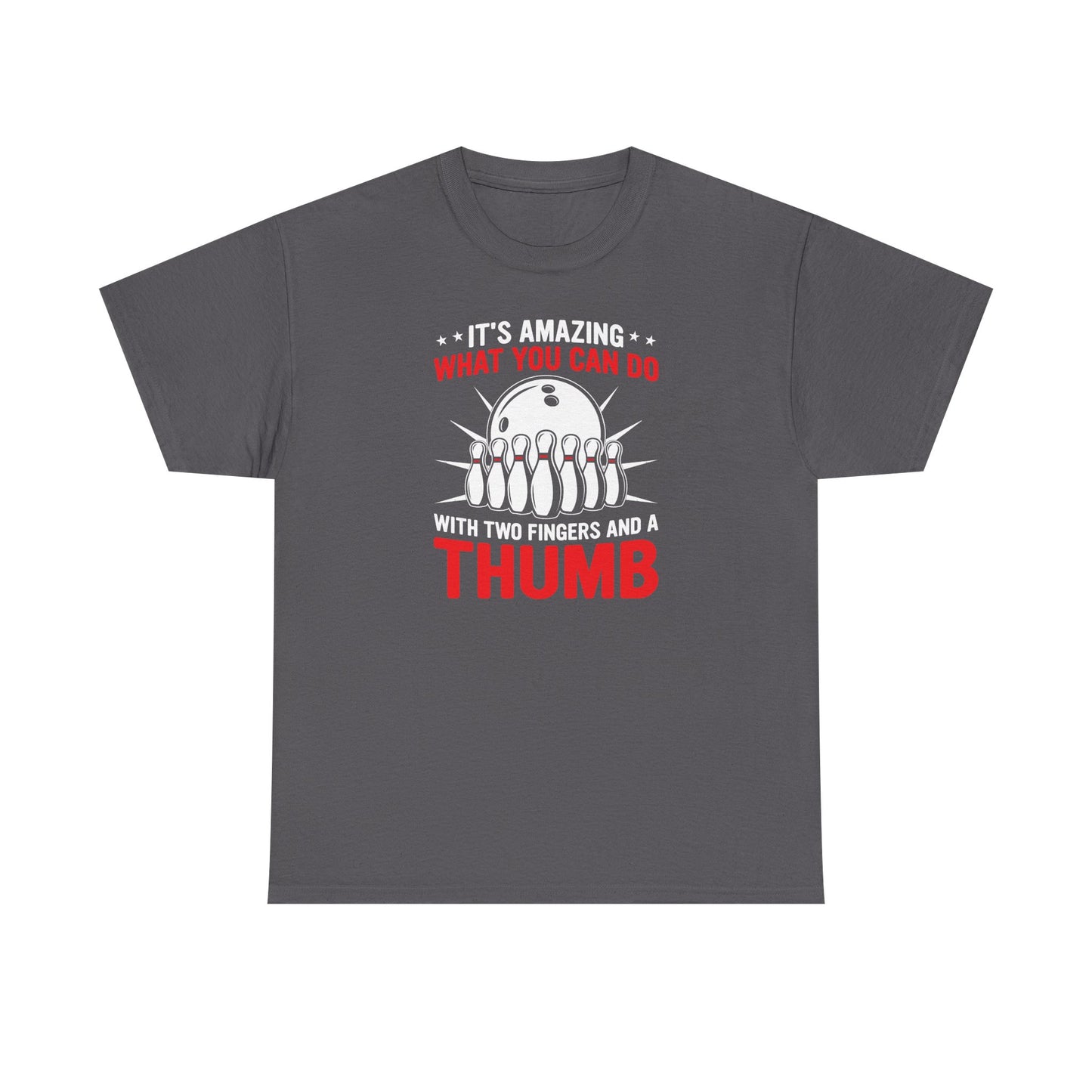 Bowling Humor Tee - Funny Graphic Unisex Heavy Cotton Shirt for Bowlers, Gift for Bowling Enthusiasts, Bowling Birthday, Sport Tee