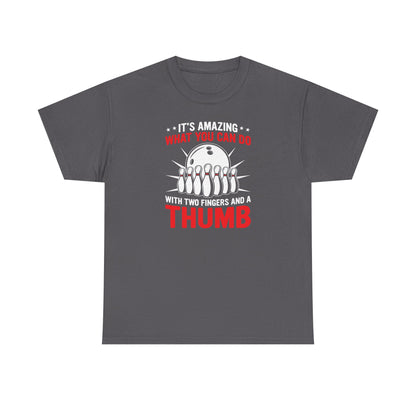 Bowling Humor Tee - Funny Graphic Unisex Heavy Cotton Shirt for Bowlers, Gift for Bowling Enthusiasts, Bowling Birthday, Sport Tee
