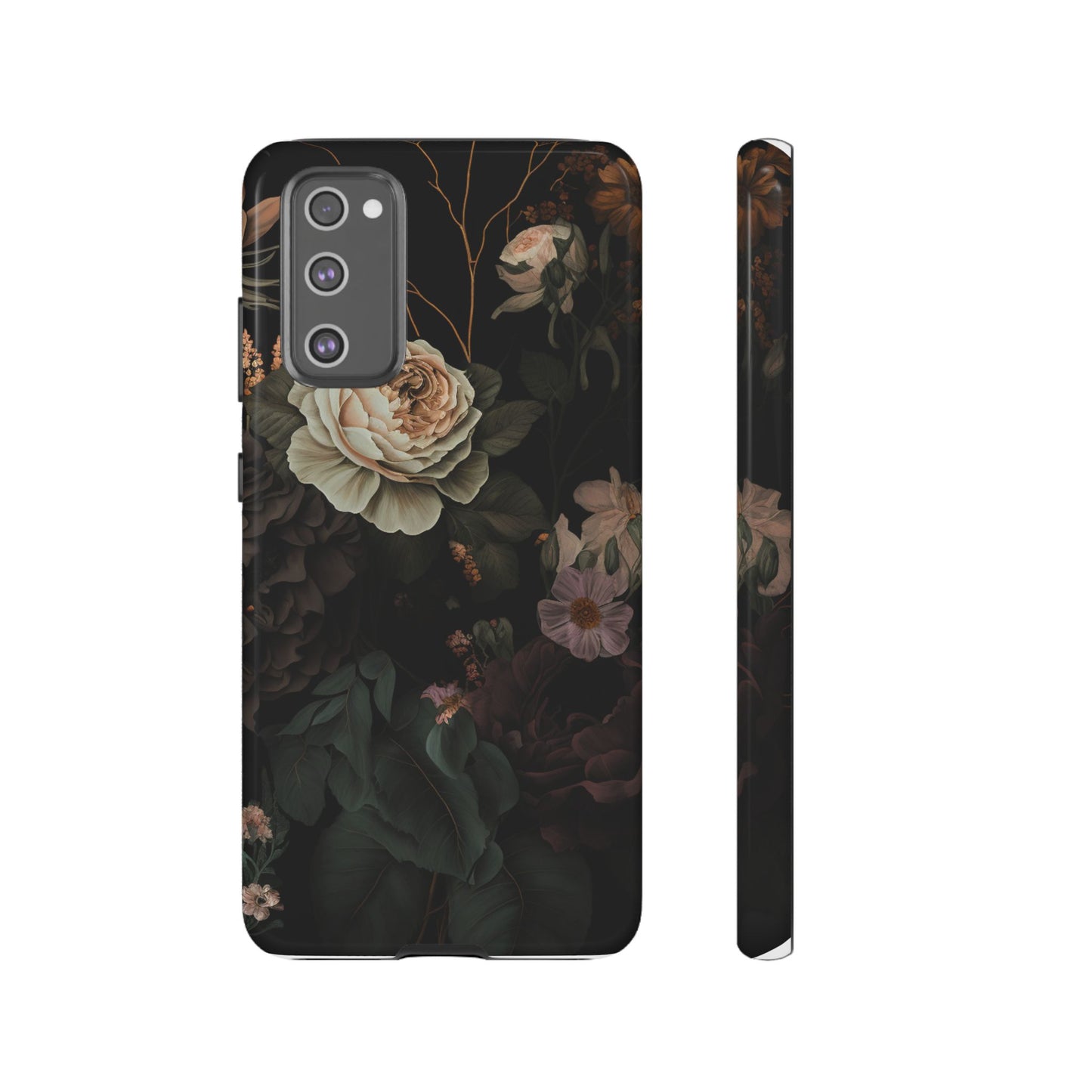 Floral Phone Case For iPhone And Samsung, Tough Cases, Flower Design, Stylish Protection, Gift for Her, Nature Lovers Accessory, Floral Gift