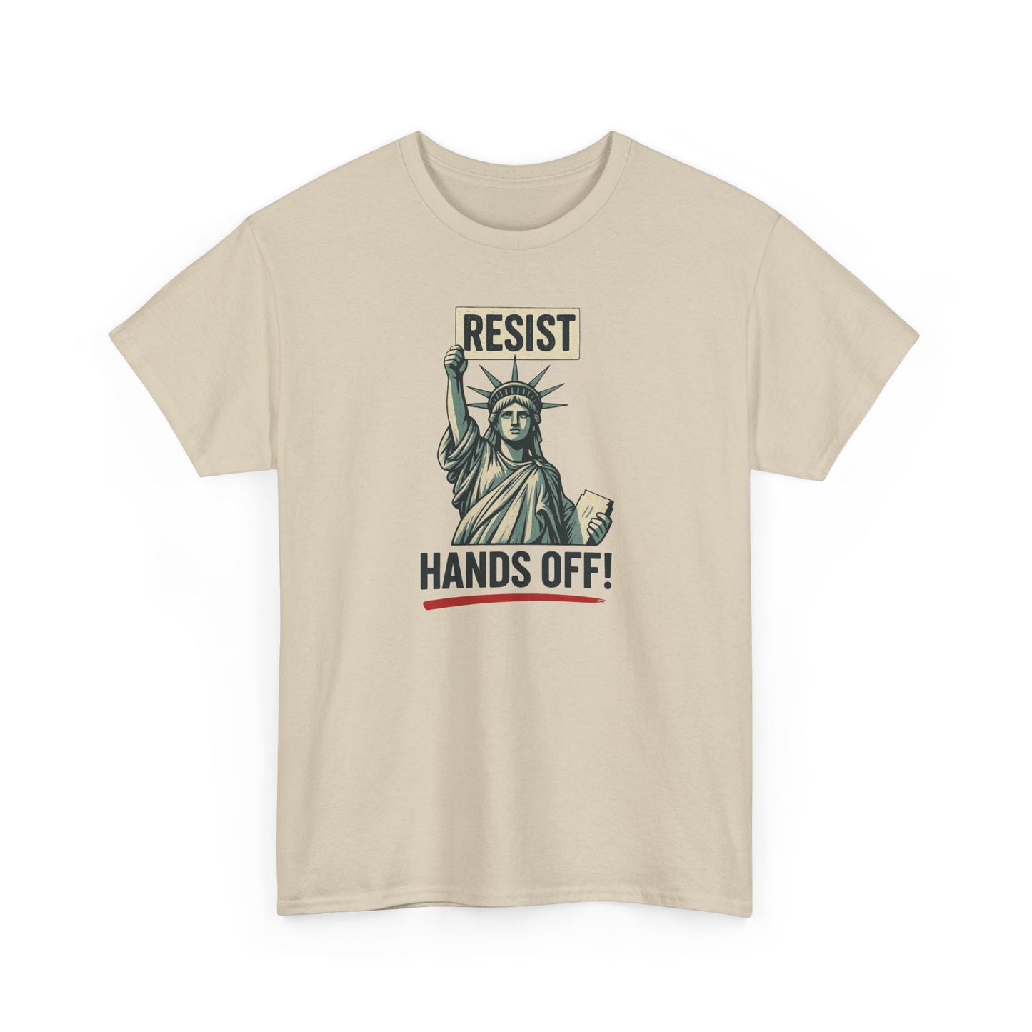 Statue of Liberty Resist Hands Off Tee | Political Protest Shirt | Resist Hands Off Shirt | Womens Rights Protest Shirt