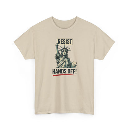 Statue of Liberty Resist Hands Off Tee | Political Protest Shirt | Resist Hands Off Shirt | Womens Rights Protest Shirt