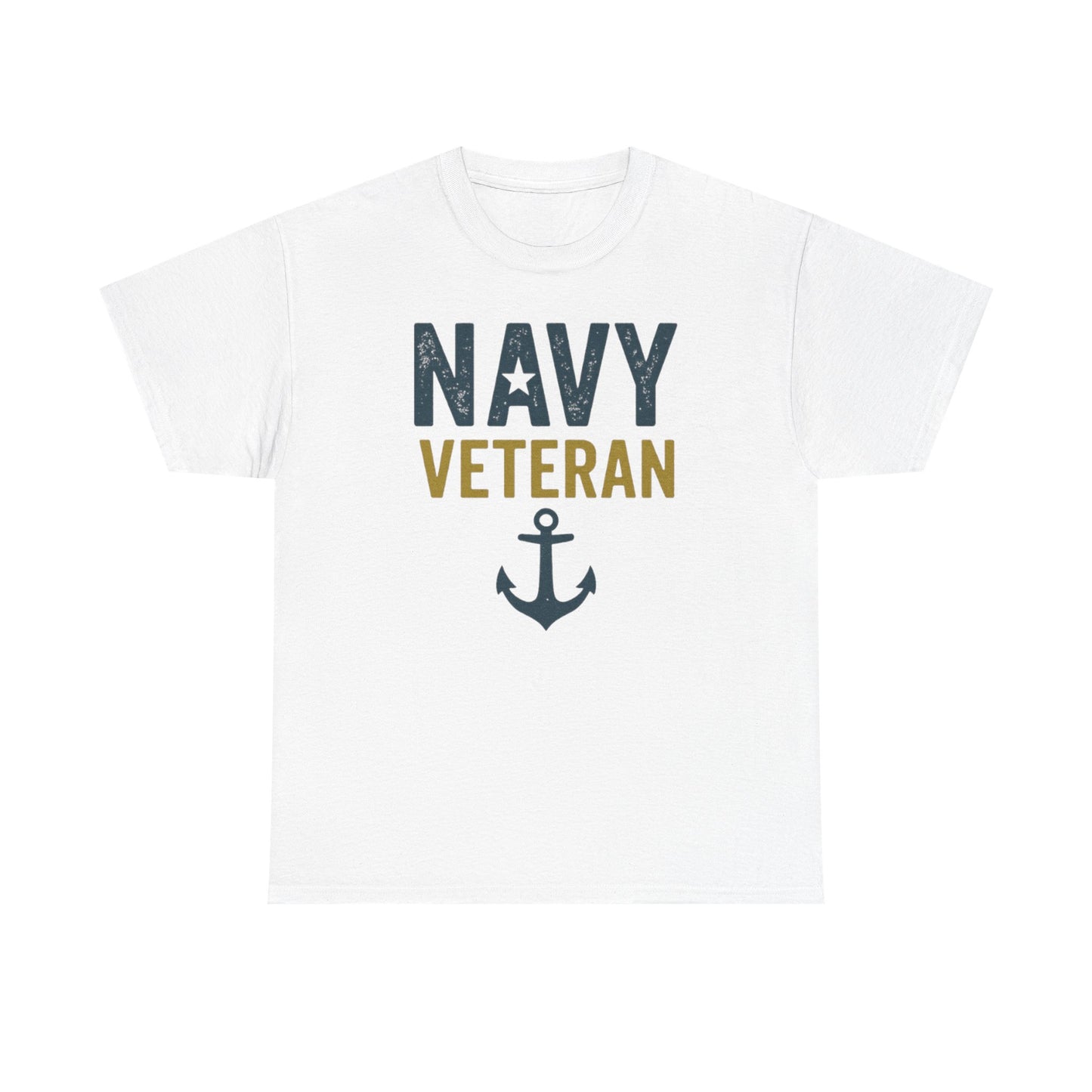 Navy Veteran Shirt | Military Pride Tee with Anchor | US Navy Gift for Men & Women | Veteran Appreciation T-Shirt | Patriotic Tee