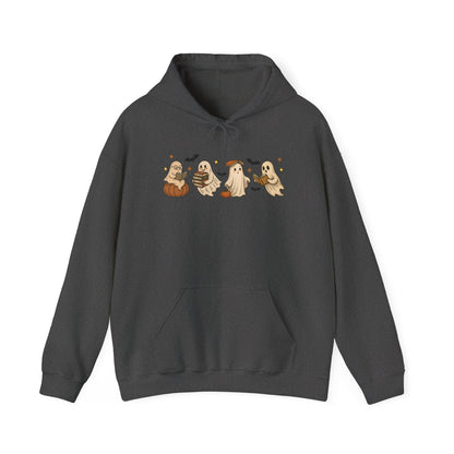 Halloween Ghost Hoodie, Halloween Hoodie, Cozy Gifts for Fall, Unisex Pullover for Halloween and Fall Celebrations