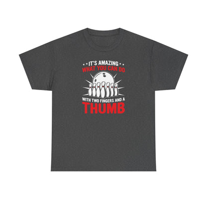 Bowling Humor Tee - Funny Graphic Unisex Heavy Cotton Shirt for Bowlers, Gift for Bowling Enthusiasts, Bowling Birthday, Sport Tee
