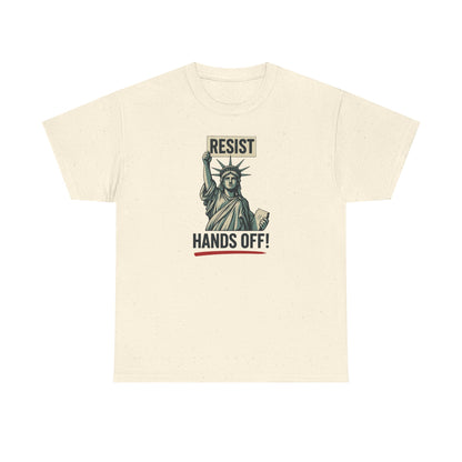 Statue of Liberty Resist Hands Off Tee | Political Protest Shirt | Resist Hands Off Shirt | Womens Rights Protest Shirt