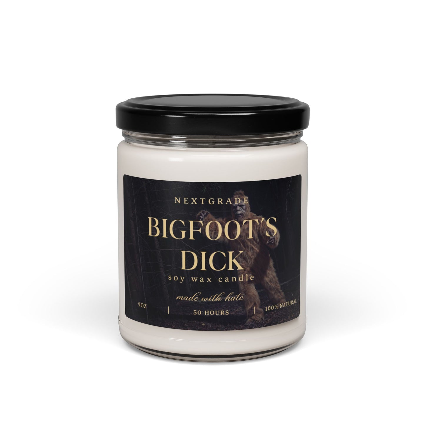 Funny Bigfoot Candle, Bigfoots Dick Soy Wax Candle, Gag Gift Candle, Sarcastic Humor Candle, Novelty Gift for Friends