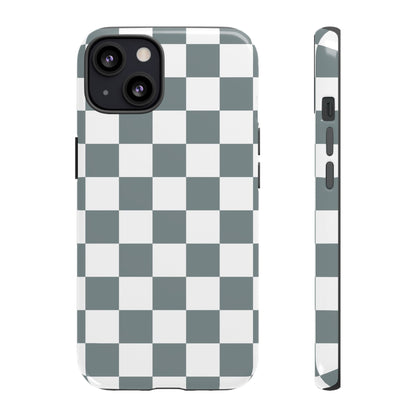 Stylish Checkerboard Phone Case, Durable Phone Cover, Unique Gift, iPhone 17 Pro, 17, 17 Air, 16, 15, 14, 13, 12, 11, X, XR, XS MAX