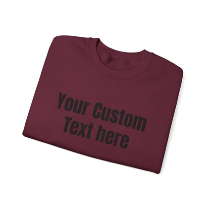 Customizable Crewneck Sweatshirt, Personalized Gift, Holidays, Unique Design, Perfect Gift for Anniversaries, Weddings, and Special Occasion