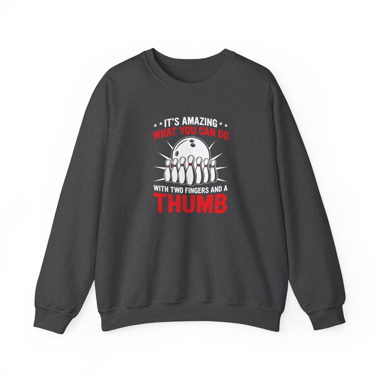 Bowling Humor Crewneck Sweatshirt | Funny Gift for Bowlers | Unisex Sweatshirt | Bowling League Apparel | Perfect for Game Night