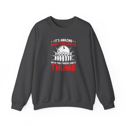 Bowling Humor Crewneck Sweatshirt | Funny Gift for Bowlers | Unisex Sweatshirt | Bowling League Apparel | Perfect for Game Night