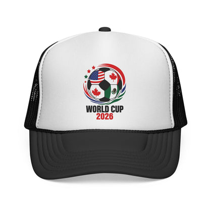 World Cup 2026 Trucker Hat, Soccer Ball Flag Cap, Adjustable Mesh Back Hat, Football Fan Gift, Match Day Accessory, Team Pride Baseball Cap