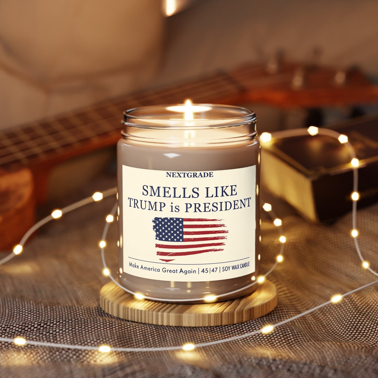 President Trump 2024 Gifts, Smells Like Trump Is President, President Trump Candle, Trump Christmas Gifts, Smells Like Candle, Trump Merch
