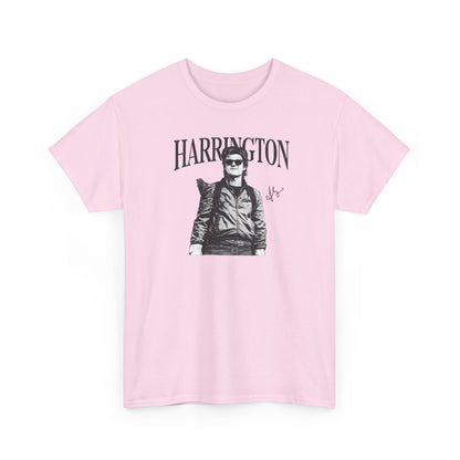 Harrington Graphic Tee Shirt | Vintage Pilot Photo T-Shirt | Retro Biker Aesthetic Top, Unisex Streetwear Gift