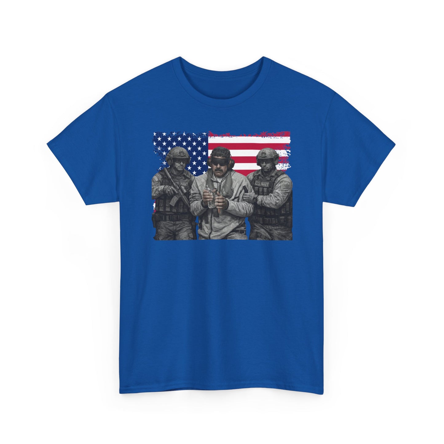 American Flag Soldiers T-Shirt | Patriotic Military Graphic Tee | Veteran Pride Shirt, USA Freedom Apparel Gift