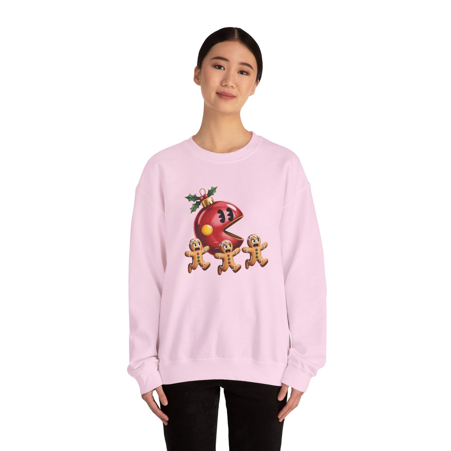 Festive Crewneck Sweatshirt, Christmas Gift, Holiday Apparel, Cozy Winter Wear, Casual Sweater, Fun Graphic Sweatshirt