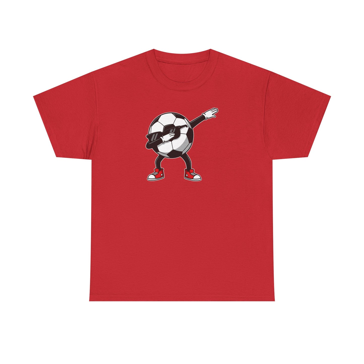Dabbing Soccer Ball Kids T-Shirt, Funny Football Graphic Tee for Boys Girls, Playful Soccer Player Shirt, Football lover fan gift