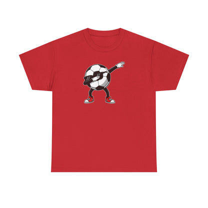 Dabbing Soccer Ball Kids T-Shirt, Funny Football Graphic Tee for Boys Girls, Playful Soccer Player Shirt, Football lover fan gift