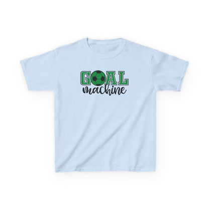 Goal Machine Kids T-Shirt, Green Soccer Ball Graphic Tee, Youth Soccer Shirt, Fun Sports Tee for Boys and Girls, FIFA World CUP 2026 Shirt