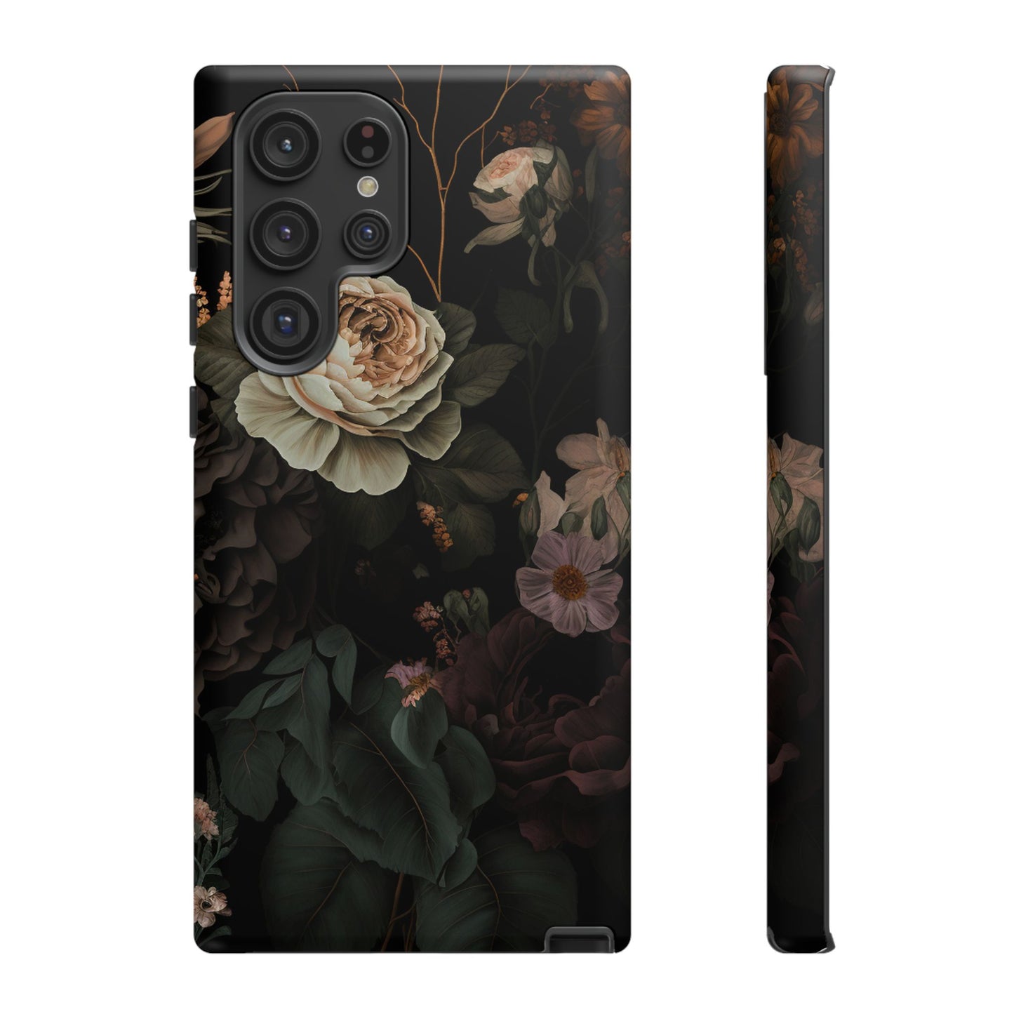 Floral Phone Case For iPhone And Samsung, Tough Cases, Flower Design, Stylish Protection, Gift for Her, Nature Lovers Accessory, Floral Gift
