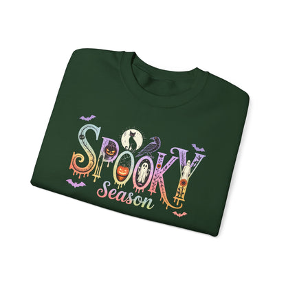 Spooky Season Crewneck Sweatshirt, Halloween Apparel, Cozy Fall Fashion, Unisex Sweatshirt, October Wardrobe Essential