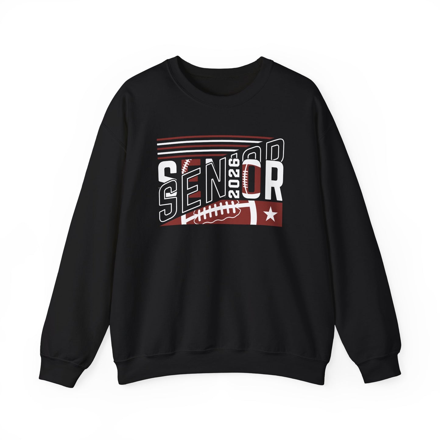Senior 2026 Football Crewneck Sweatshirt | High School Senior Shirt | Gift For Senior | Gift For Friend