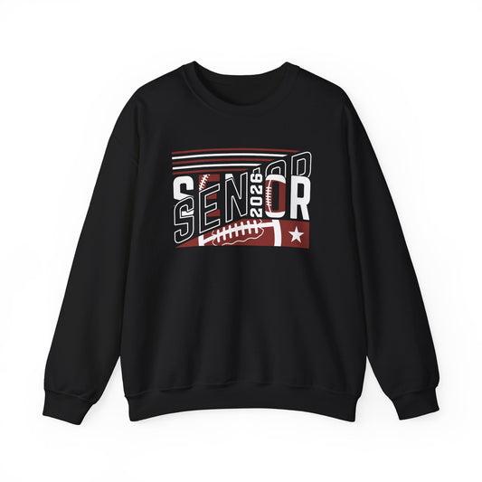 Senior 2026 Football Crewneck Sweatshirt | High School Senior Shirt | Gift For Senior | Gift For Friend