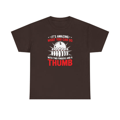 Bowling Humor Tee - Funny Graphic Unisex Heavy Cotton Shirt for Bowlers, Gift for Bowling Enthusiasts, Bowling Birthday, Sport Tee