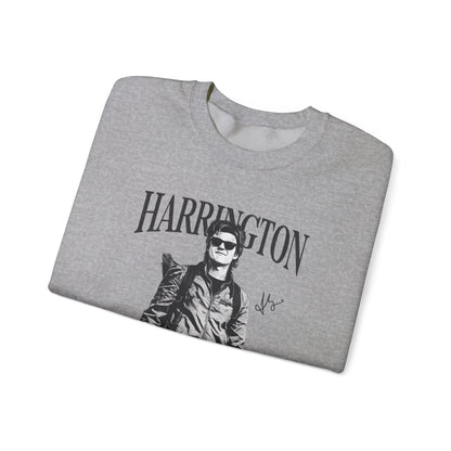 Harrington Portrait Crewneck Sweatshirt | Vintage Photo Graphic Pullover | Aesthetic Unisex Sweatshirt, Retro Streetwear Gift