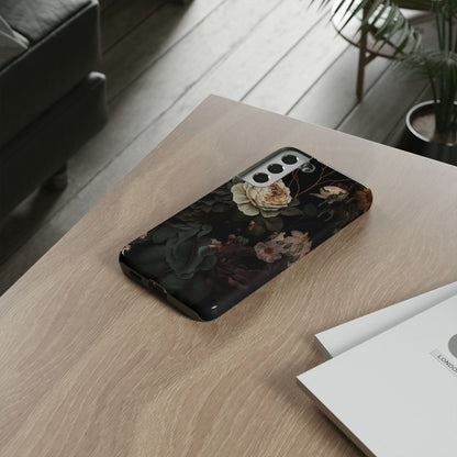 Floral Phone Case For iPhone And Samsung, Tough Cases, Flower Design, Stylish Protection, Gift for Her, Nature Lovers Accessory, Floral Gift