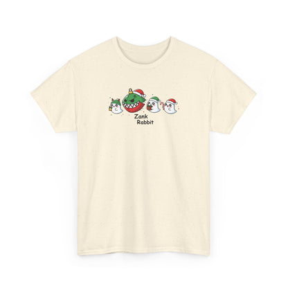 Zank Rabbit Christmas Shirt | Funny Holiday T-Shirt | Cute Cartoon Bunny Xmas Tee | Festive Animal Lover Gift | Unisex Christmas Shirt