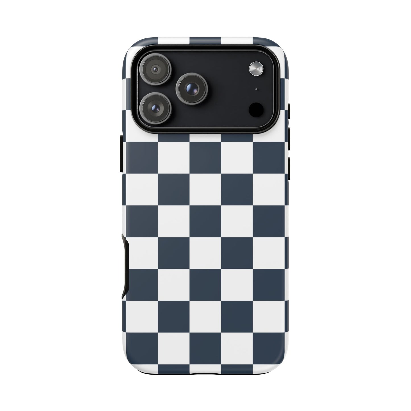 Checkered Pattern iPhone Case, iPhone Cover, Modern iPhone Accessory, Gift for Him, Trendy Mobile Protection