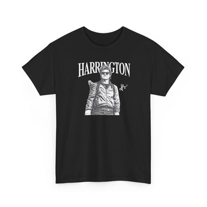 Harrington Graphic Tee Shirt | Vintage Pilot Photo T-Shirt | Retro Biker Aesthetic Top, Unisex Streetwear Gift