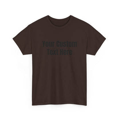 Customizable Heavy Cotton Tee - Perfect for Gifts, Events, Casual Wear, Team Outfits, Celebrations, Perfect Gift for Birthdays