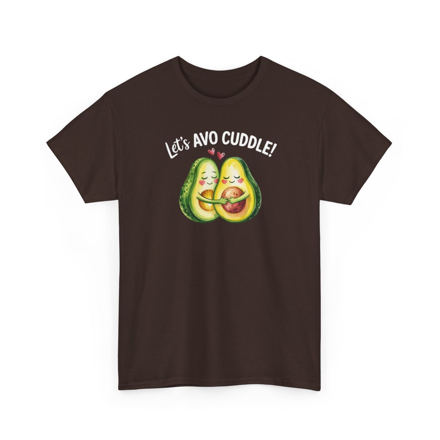 Let's Avo Cuddle Avocado Shirt | Cute Pun Food Lover Tee | Couples Matching Shirt | Anniversary Gift for Him Her | Funny Avocado Tee