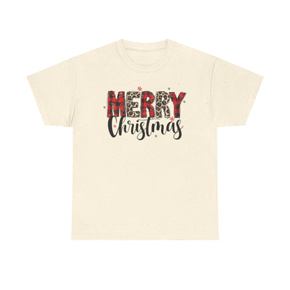 Festive Merry Christmas T-Shirt, Holiday Gift, Unisex Cotton Tee, Xmas Apparel, Winter Celebration Shirt, Casual Christmas Wear