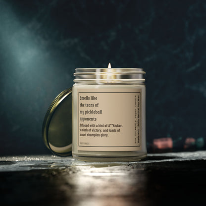 Personalized Smells like the Tears of My Pickleball Opponents Pickleball Candle gift, Funny Candle, Sports Decor