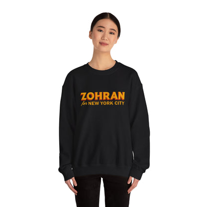 Zohran for New York City Sweatshirt, Vintage NYC Crewneck, Political Graphic Pullover, City Pride Gift | Urban Streetwear