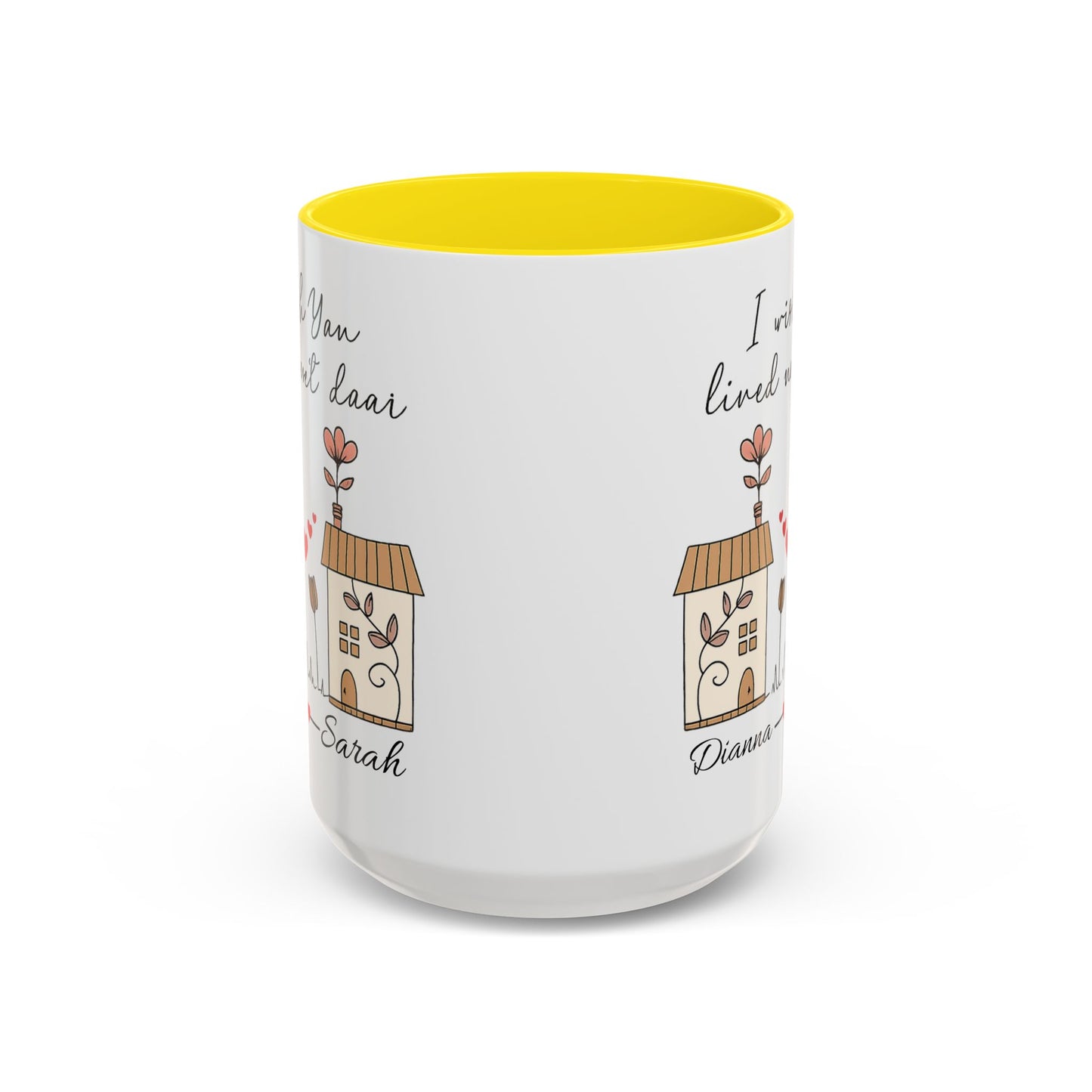 I Wish You Lived Next Door Mug, Christmas Gift for Best Friend, Long Distance Friendship Mug, Valentine's Day Gift for Her, Miss You Gift