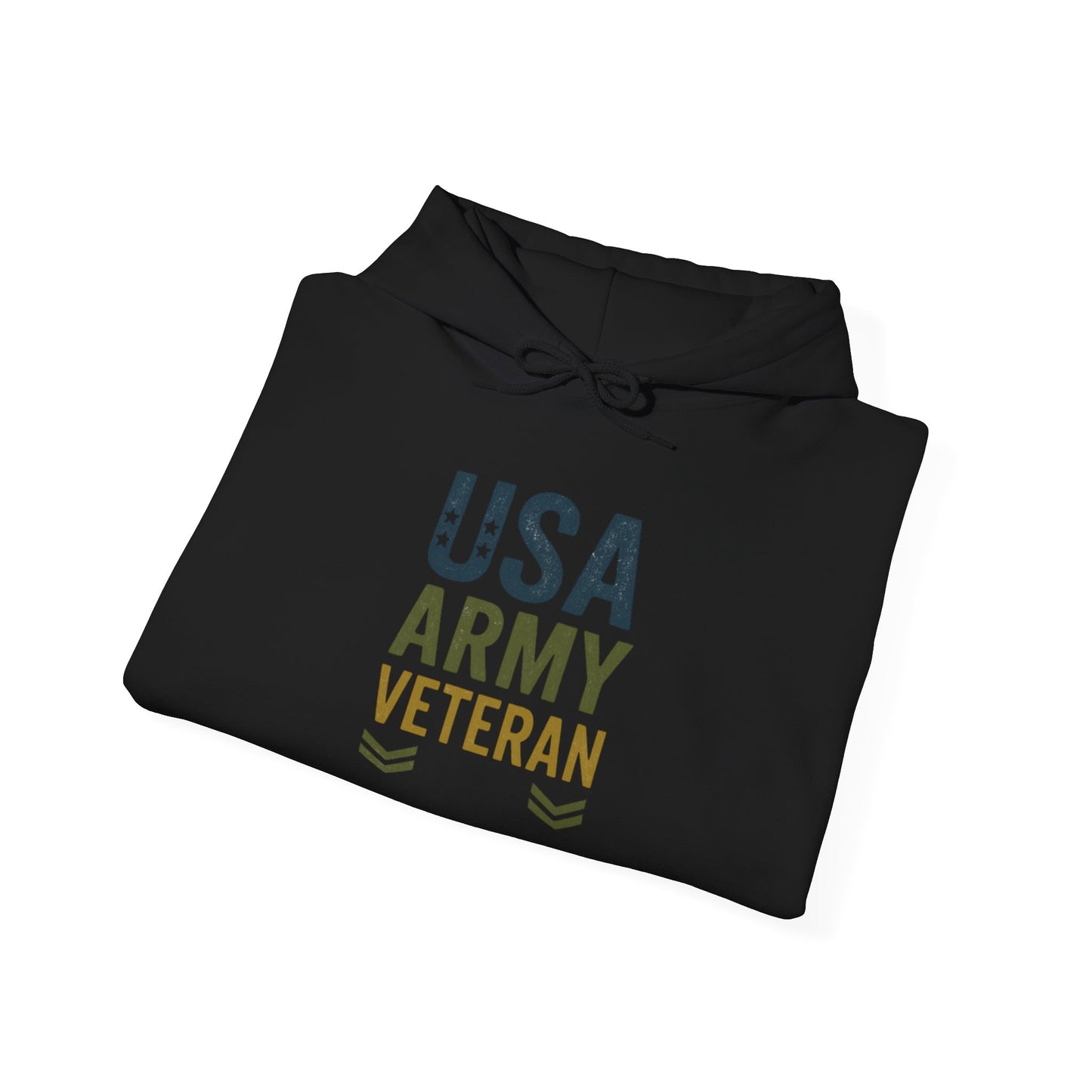 USA Army Veteran Hoodie - Unisex Heavy Blend Sweatshirt Hoodie, Military Apparel, Gift for Veterans, Navy Veteran Hoodie, Army Pride
