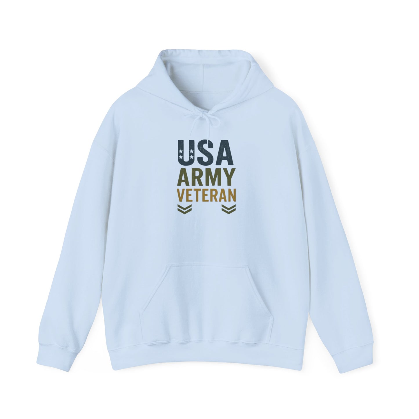 USA Army Veteran Hoodie - Unisex Heavy Blend Sweatshirt Hoodie, Military Apparel, Gift for Veterans, Navy Veteran Hoodie, Army Pride