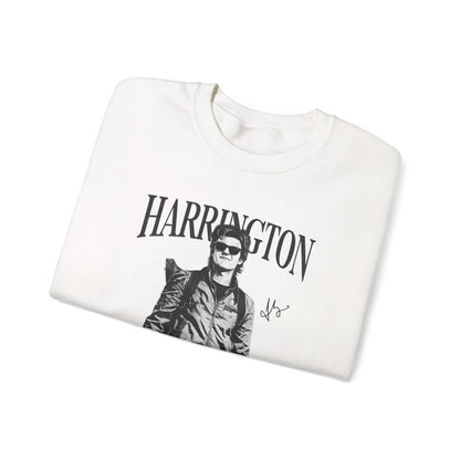 Harrington Portrait Crewneck Sweatshirt | Vintage Photo Graphic Pullover | Aesthetic Unisex Sweatshirt, Retro Streetwear Gift