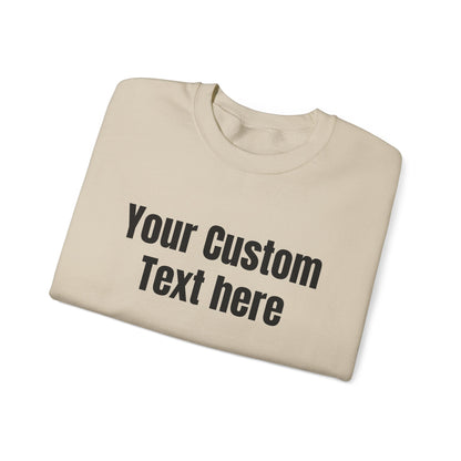 Customizable Crewneck Sweatshirt, Personalized Gift, Holidays, Unique Design, Perfect Gift for Anniversaries, Weddings, and Special Occasion