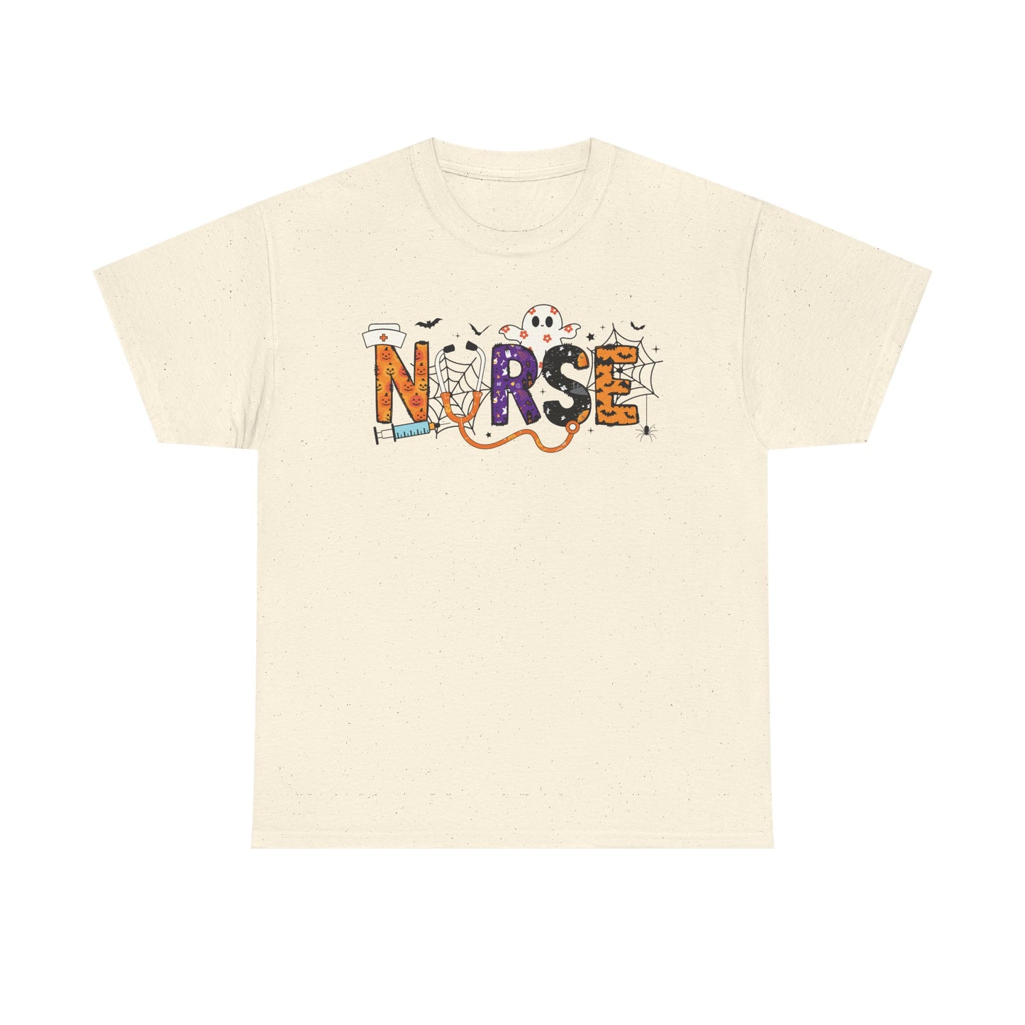 Nurse Graphic Tee, Funny T-Shirt for Nurses, Great Gift for Healthcare Workers, Nursing Student Apparel, Halloween-Themed Nursing Shirt