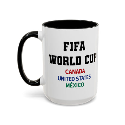 FIFA World Cup 2026 Mug, USA Canada Mexico Soccer Cup, Trophy Logo Coffee Mug, Football Fan Gift, Match Day Cup, Sports Lover Gift