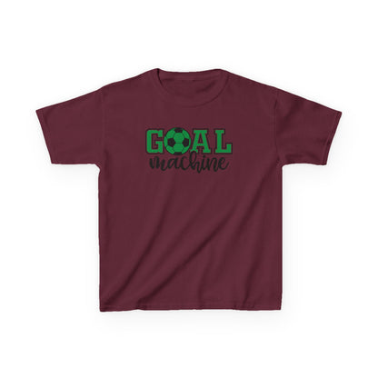 Goal Machine Kids T-Shirt, Green Soccer Ball Graphic Tee, Youth Soccer Shirt, Fun Sports Tee for Boys and Girls, FIFA World CUP 2026 Shirt