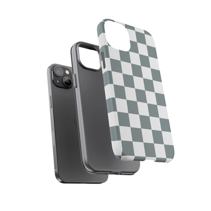 Stylish Checkerboard Phone Case, Durable Phone Cover, Unique Gift, iPhone 17 Pro, 17, 17 Air, 16, 15, 14, 13, 12, 11, X, XR, XS MAX