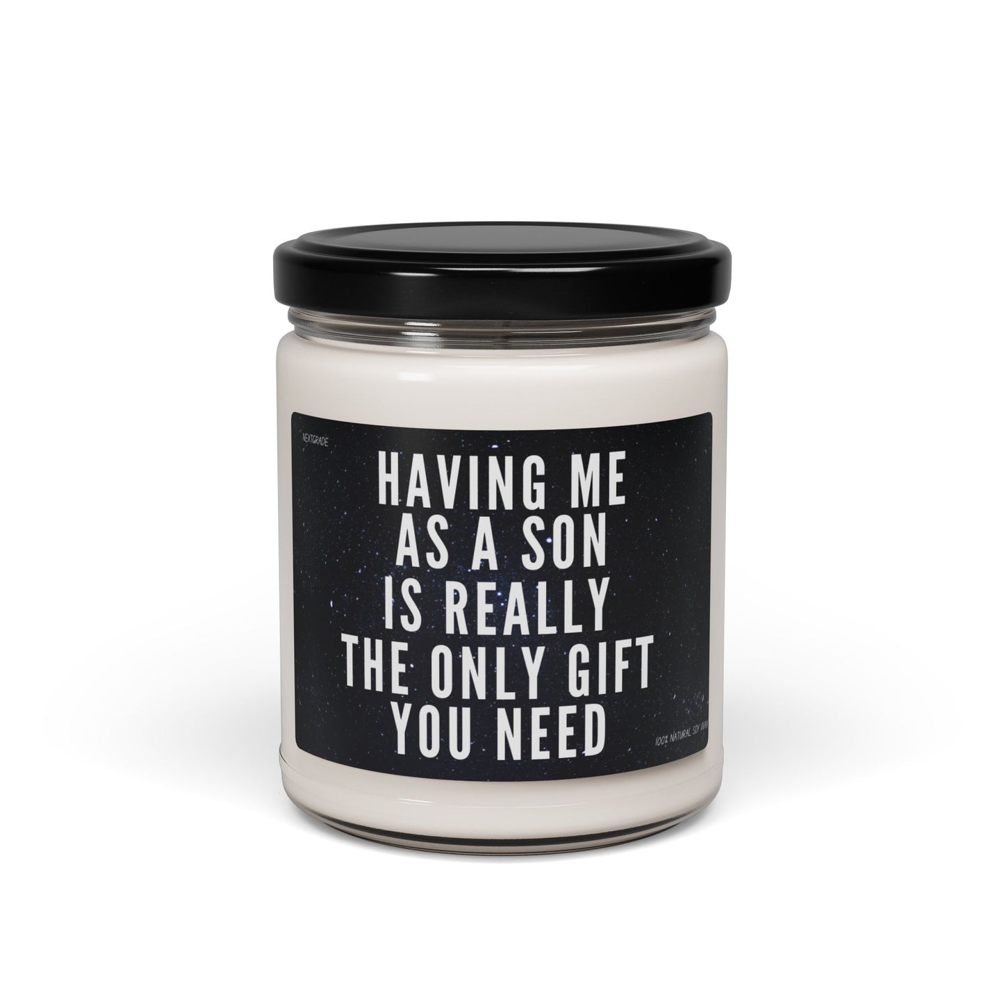 Mom Christmas Gifts from Son - Moms Birthday Gift Ideas from Son - Mother Gift, Funny mom Candle, 9 oz Jar