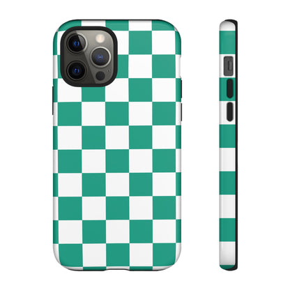 Checkered iPhone Case, Stylish Phone Cover,  Mobile Case For iPhone 17 Pro, 17, 16, 15, 14, 13, 12, 11, X, XR,XS MAX, Chic Gift for Her